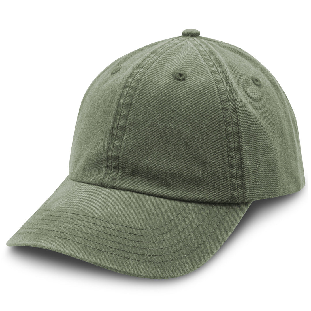 Legend The Washed Chino Cap Hunter Green Hats