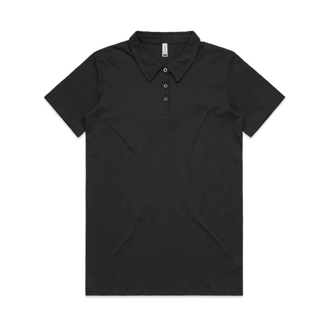 AS Colour The Amy Polo | Ladies | Short Sleeve Black Shirts & Tops