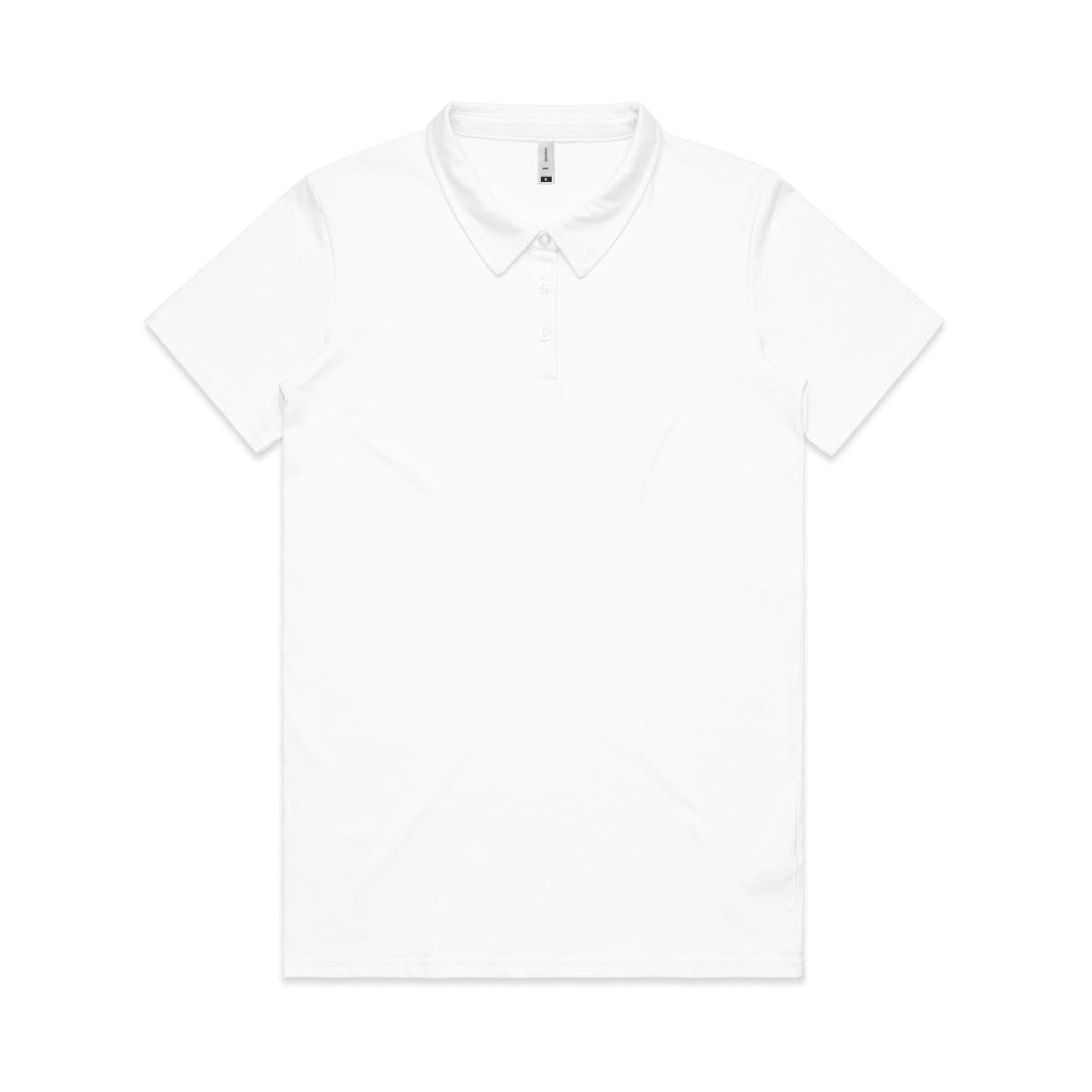 AS Colour The Amy Polo | Ladies | Short Sleeve White Shirts & Tops