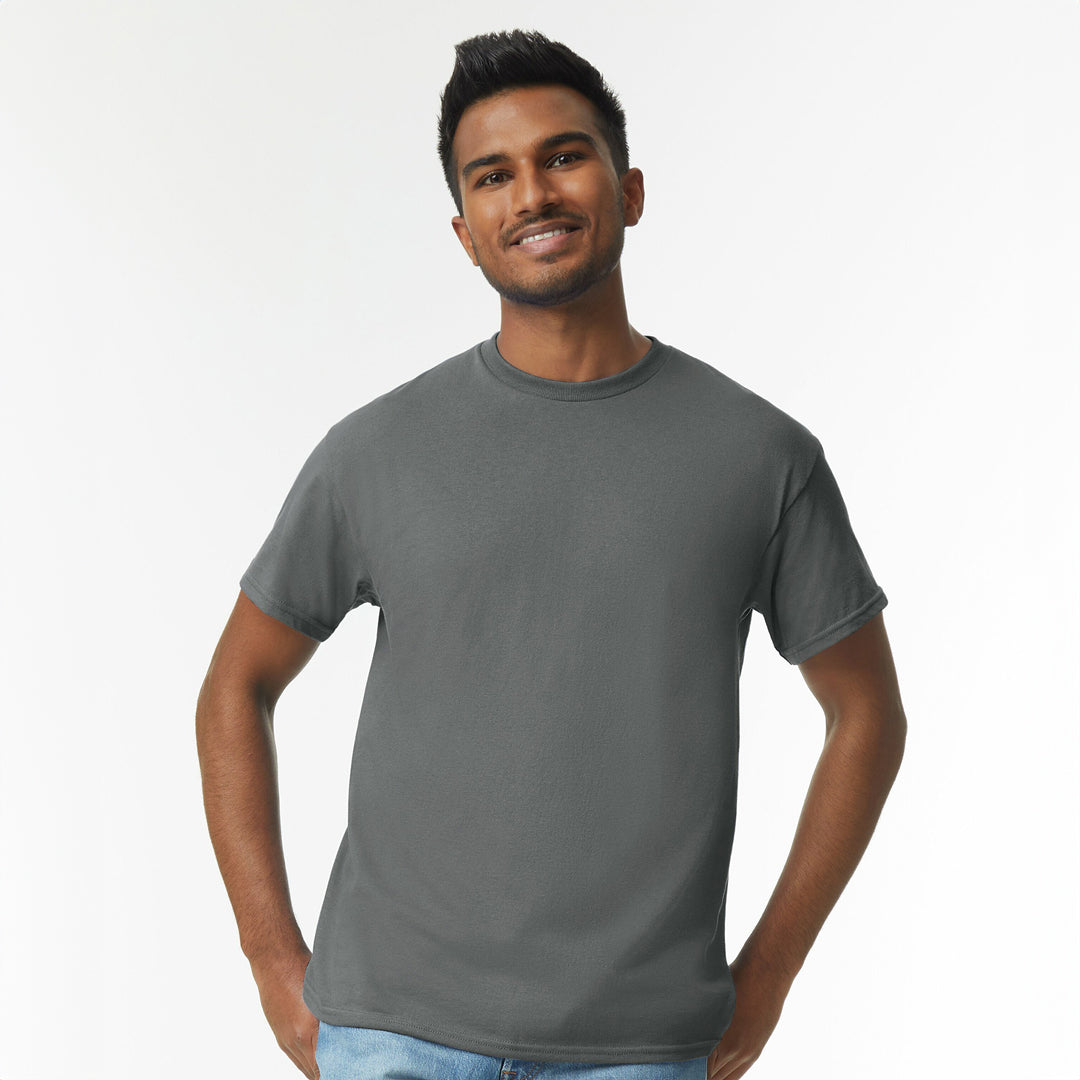 Gildan The Heavy Cotton Tee | Adults Charcoal Shirts & Tops