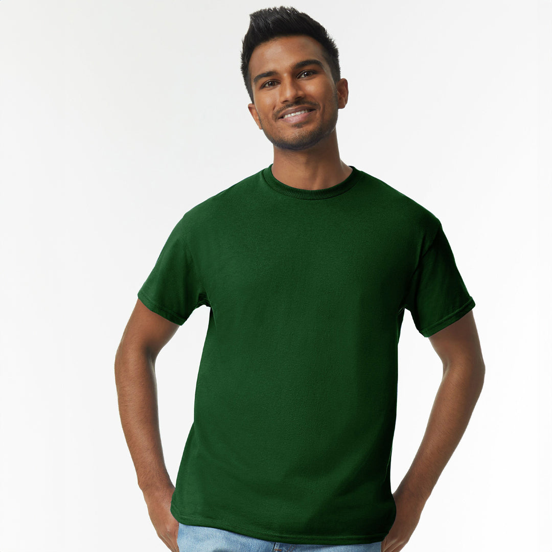 Gildan The Heavy Cotton Tee | Adults Forest Green Shirts & Tops