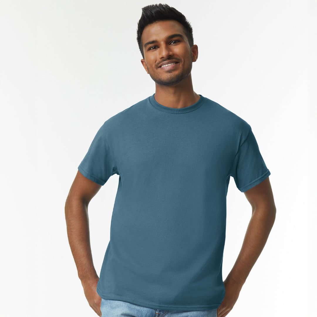 Gildan The Heavy Cotton Tee | Adults Indigo Blue Shirts & Tops