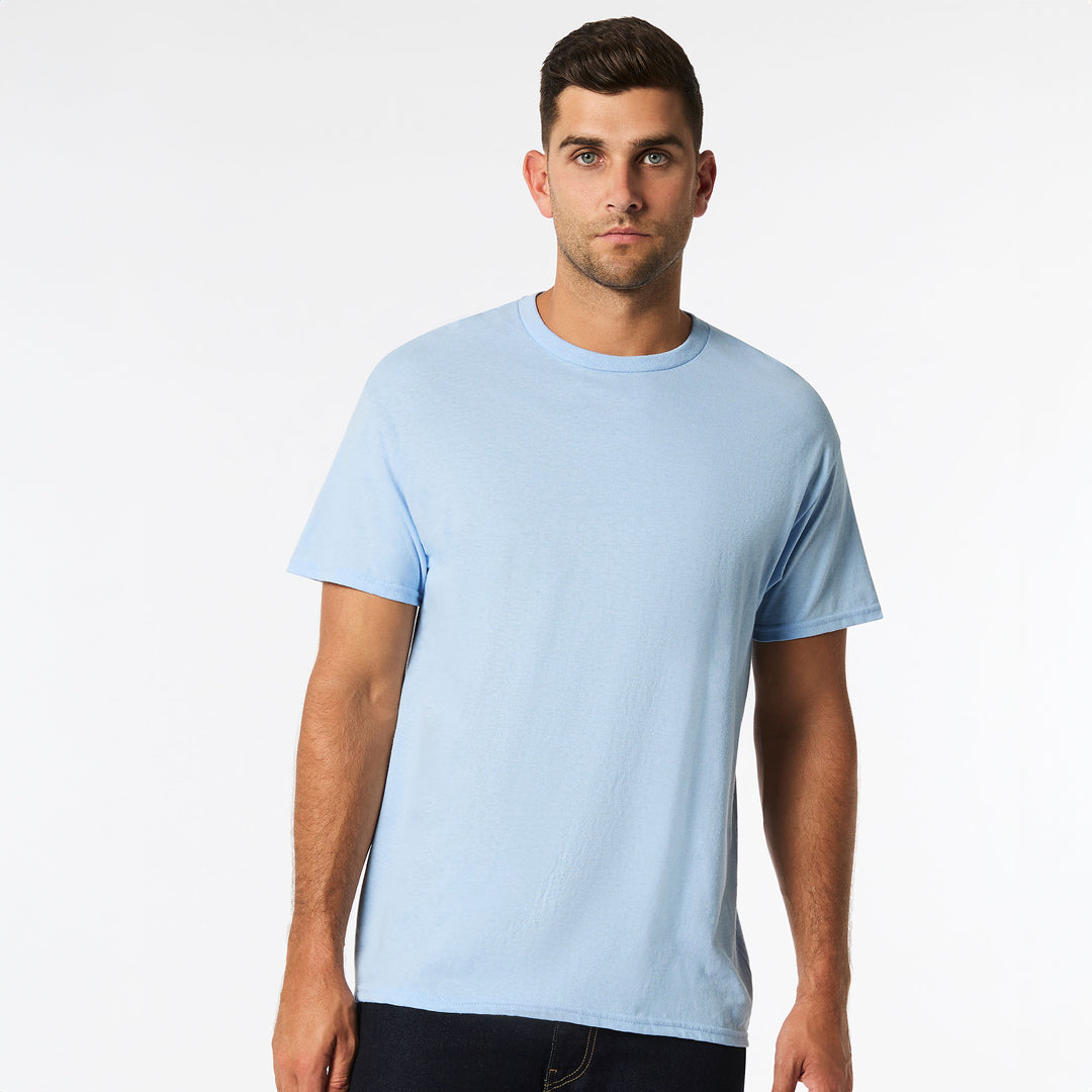Gildan The Heavy Cotton Tee | Adults Light Blue Shirts & Tops