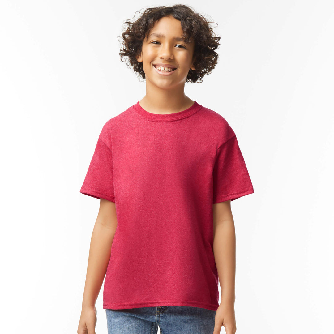Gildan The Heavy Cotton Tee | Youth Red Shirts & Tops