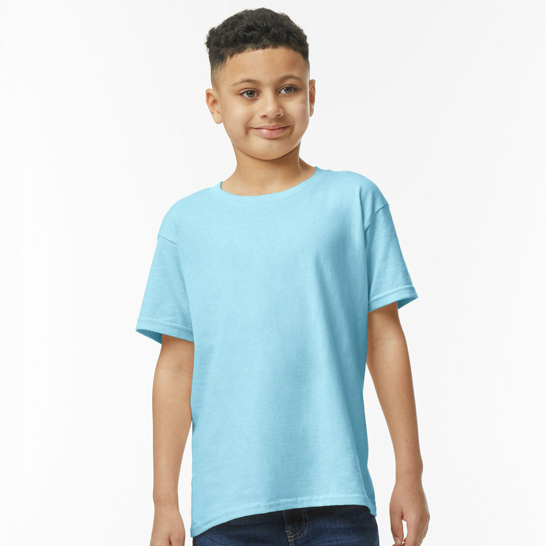 Gildan The Heavy Cotton Tee | Youth Light Blue Shirts & Tops