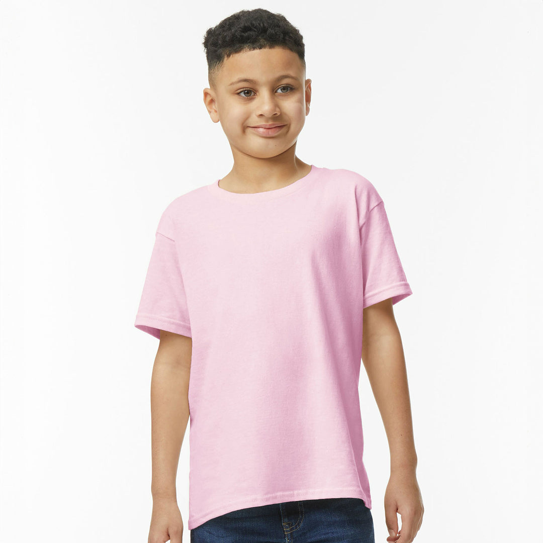 Gildan The Heavy Cotton Tee | Youth Light Pink Shirts & Tops