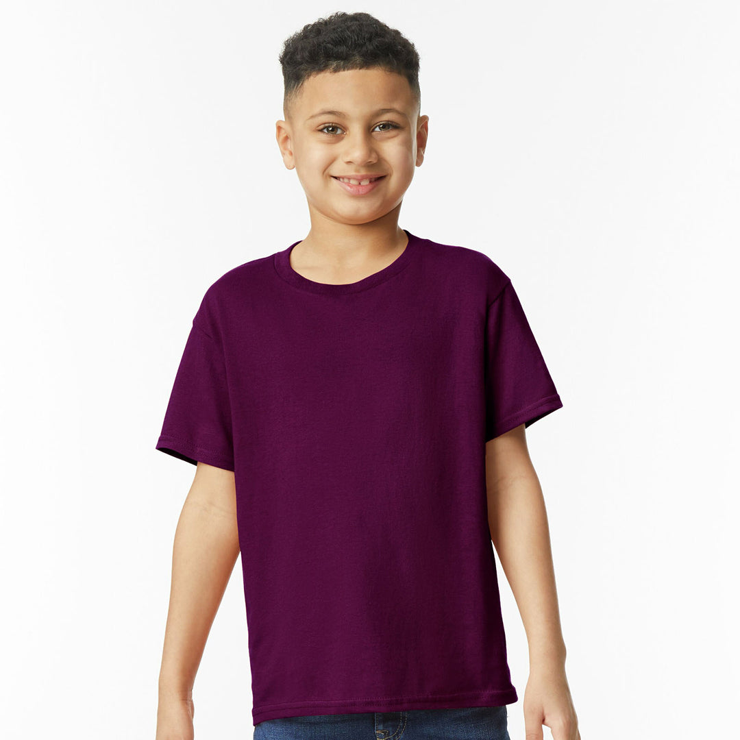 Gildan The Heavy Cotton Tee | Youth Maroon Shirts & Tops