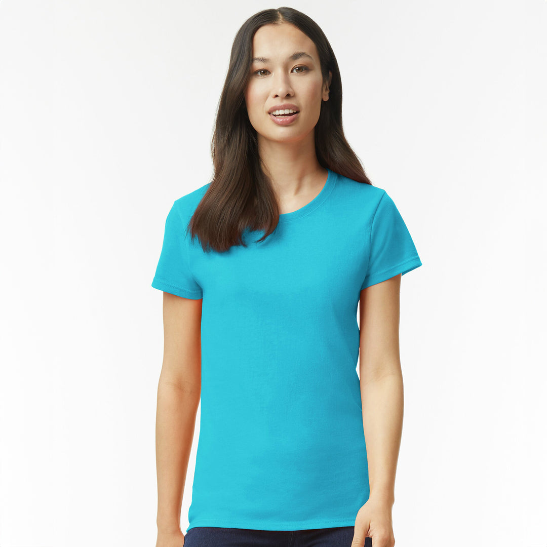 Gildan The Heavy Cotton Tee | Ladies Sapphire Shirts & Tops