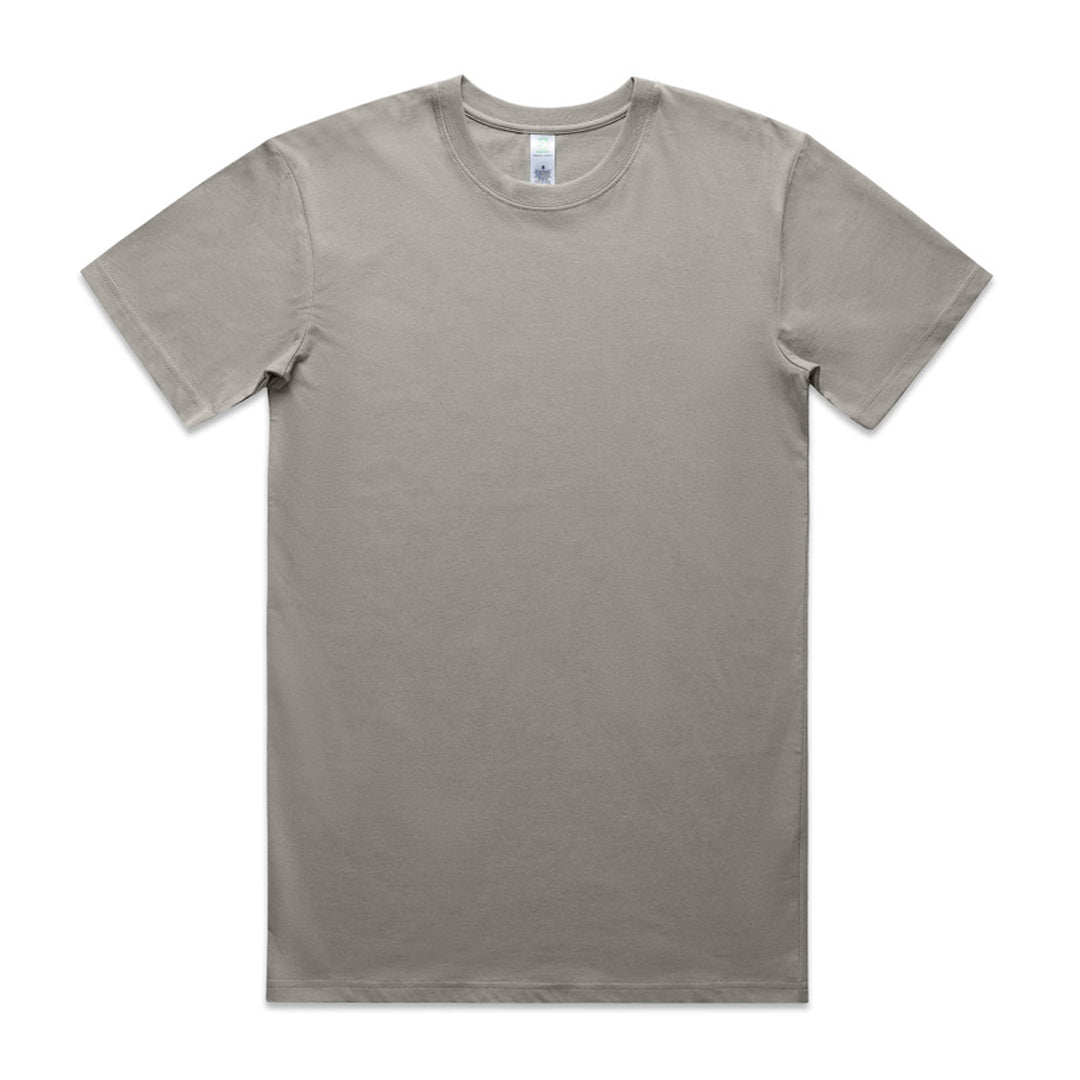 AS Colour The Staple Organic Tee | Mens | Short Sleeve Granite-as Shirts & Tops