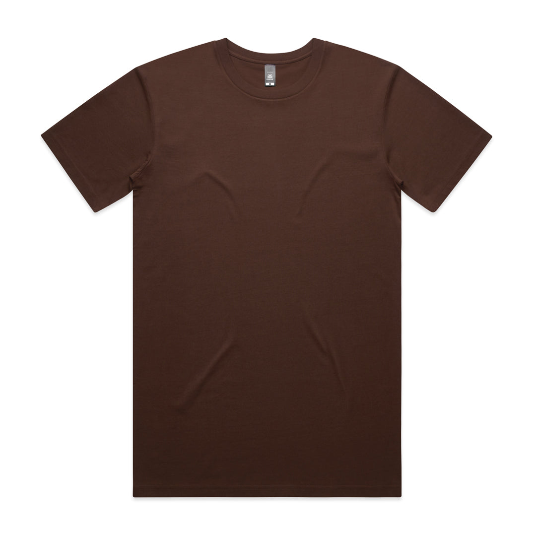 AS Colour The Staple Tee | Mens | Short Sleeve Chestnut-as Shirts & Tops