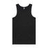 AS Colour The Lowdown Singlet | Mens Black Shirts & Tops