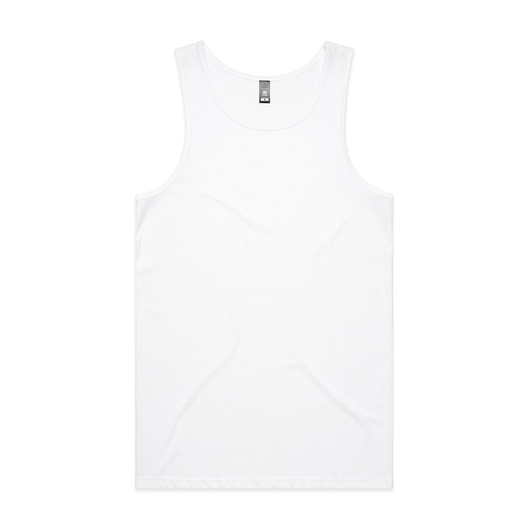 AS Colour The Lowdown Singlet | Mens White Shirts & Tops