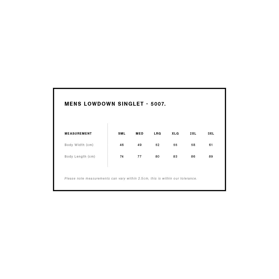 AS Colour The Lowdown Singlet | Mens Shirts & Tops