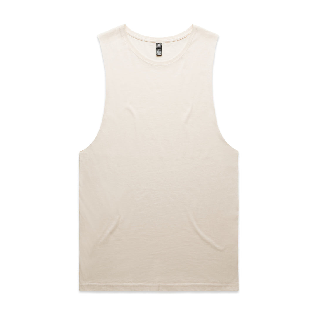 AS Colour The Barnard Tank | Mens Ecru Shirts & Tops
