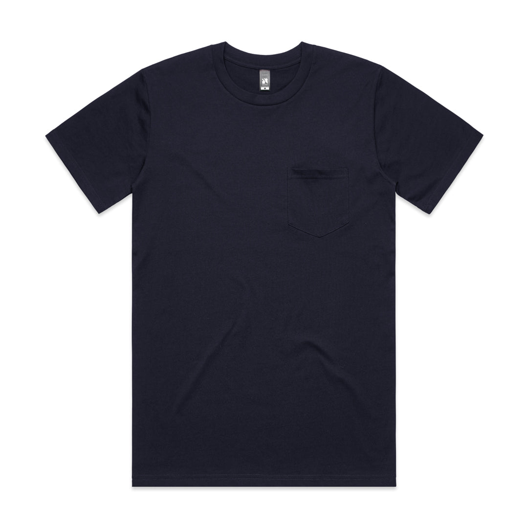 AS Colour The Classic Pocket Tee | Short Sleeve | Mens Navy Shirts & Tops