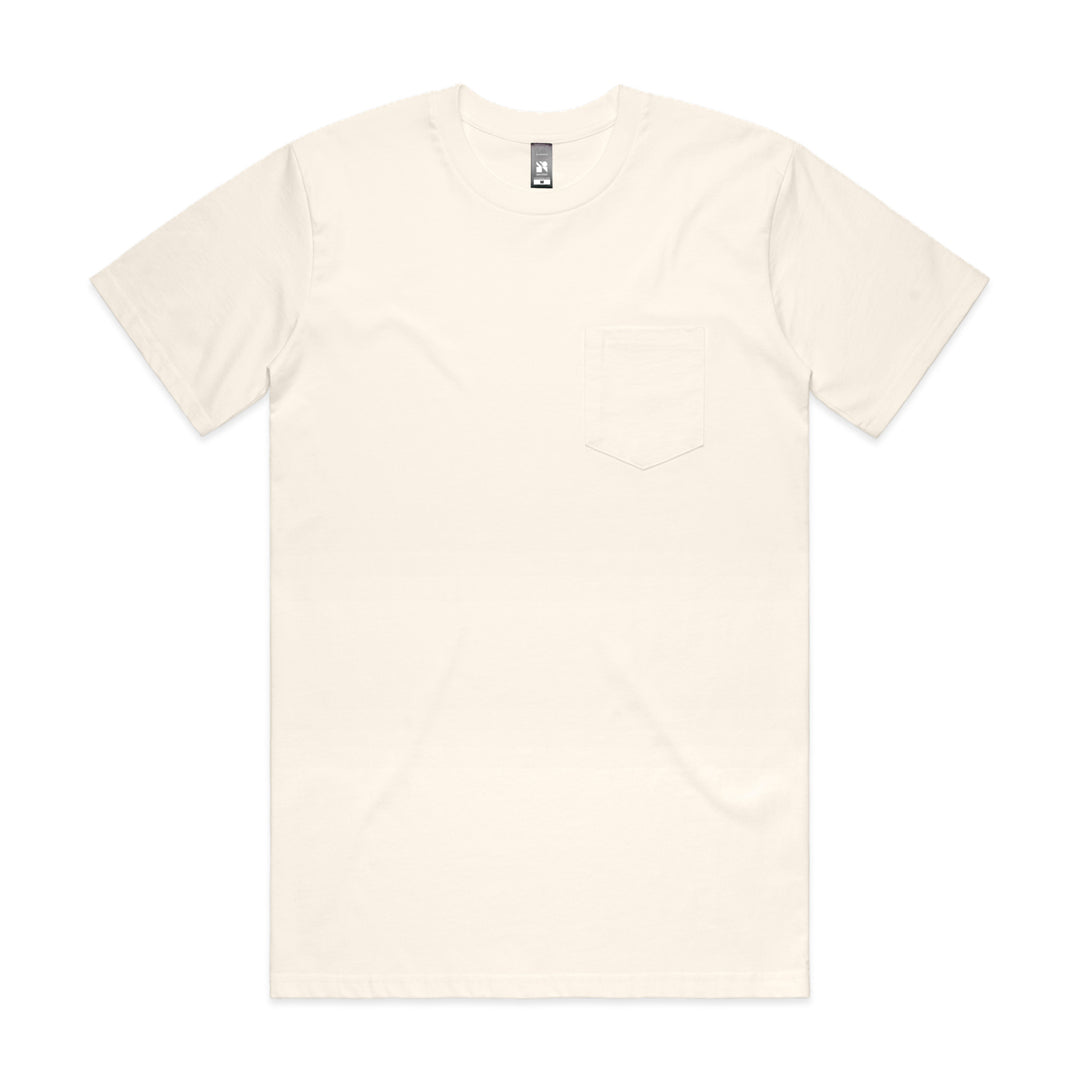 AS Colour The Classic Pocket Tee | Short Sleeve | Mens Ecru Shirts & Tops