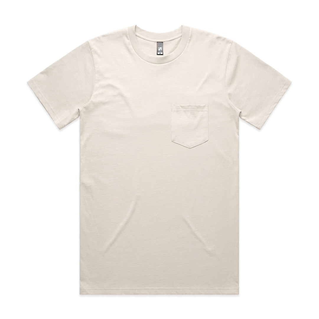 AS Colour The Classic Pocket Tee | Short Sleeve | Mens Bone Shirts & Tops