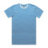 AS Colour The Stripe Tee | Mens | Short Sleeve Natural/Mid Blue Shirts & Tops