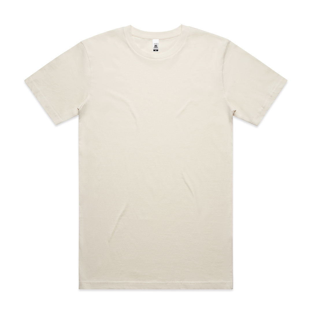 AS Colour The Block Tubular Tee | Mens | Short Sleeve Ecru Shirts & Tops