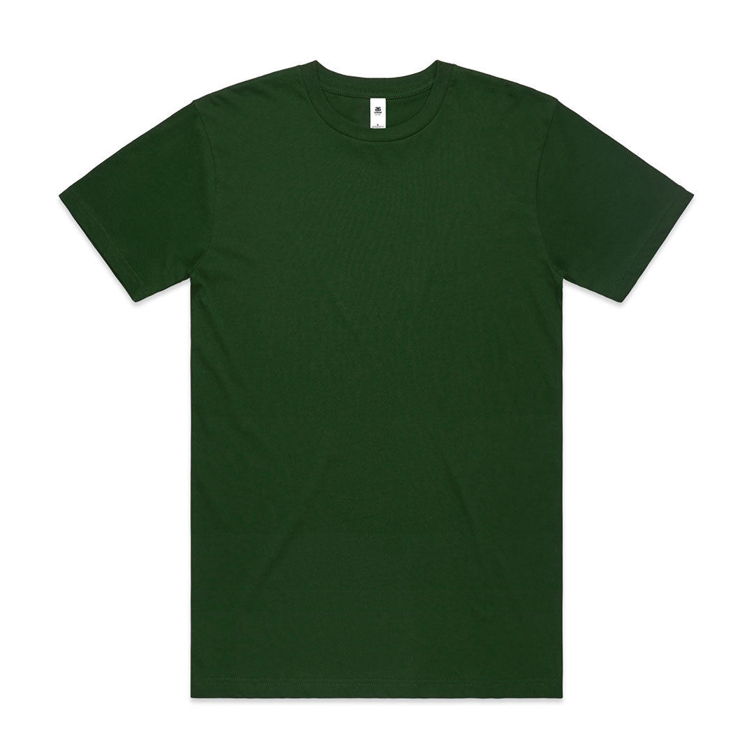 AS Colour The Block Tubular Tee | Mens | Short Sleeve Forest Green Shirts & Tops