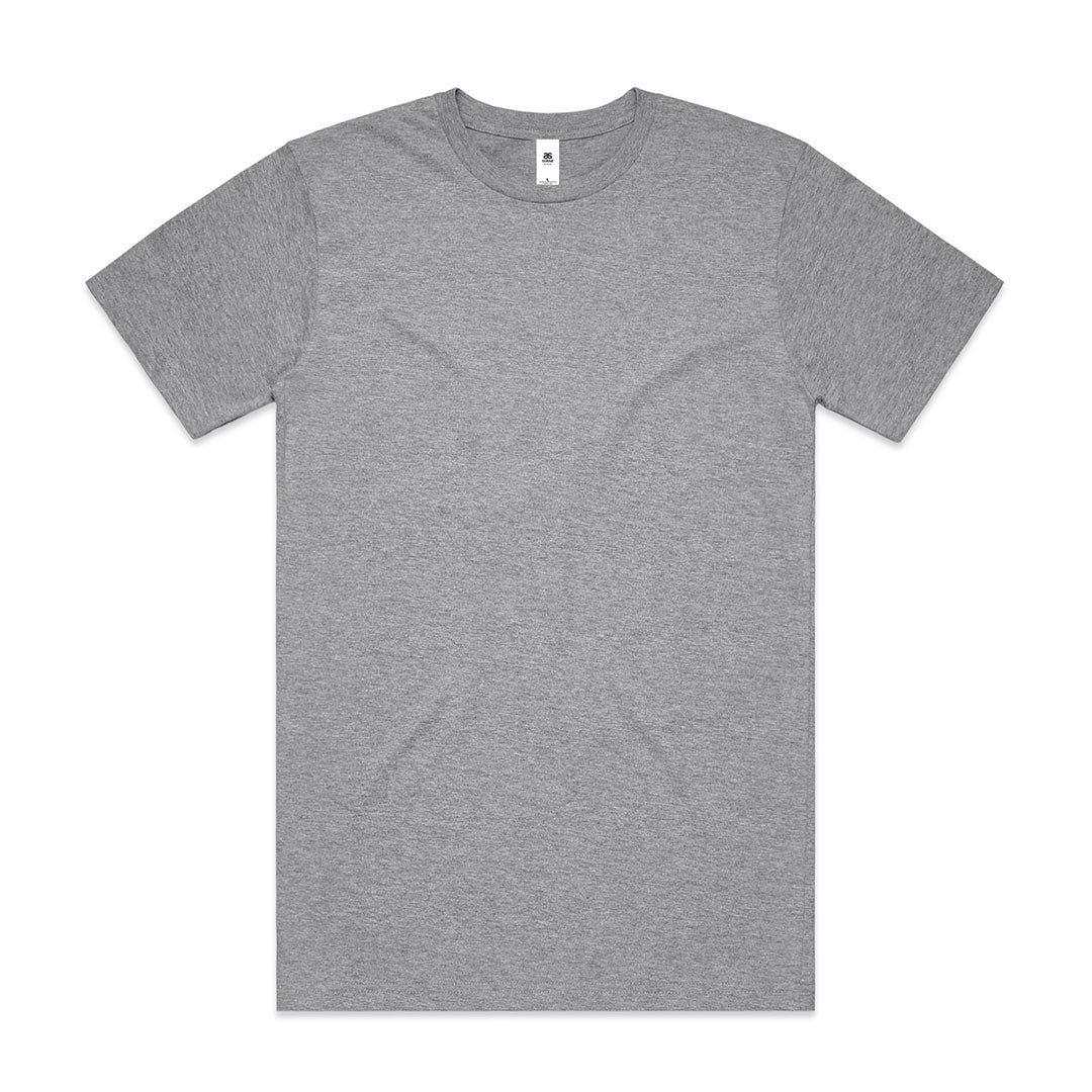 AS Colour The Block Tubular Tee | Mens | Short Sleeve Grey Marle Shirts & Tops