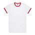 AS Colour The Staple Ringer Tee | Mens | Short Sleeve White/Red Shirts & Tops