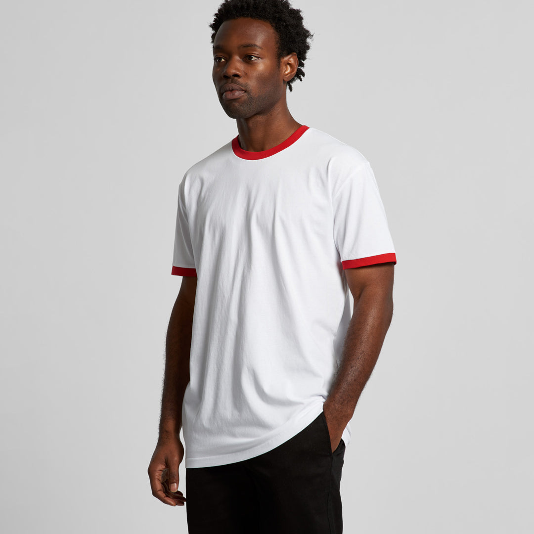 AS Colour The Staple Ringer Tee | Mens | Short Sleeve Shirts & Tops