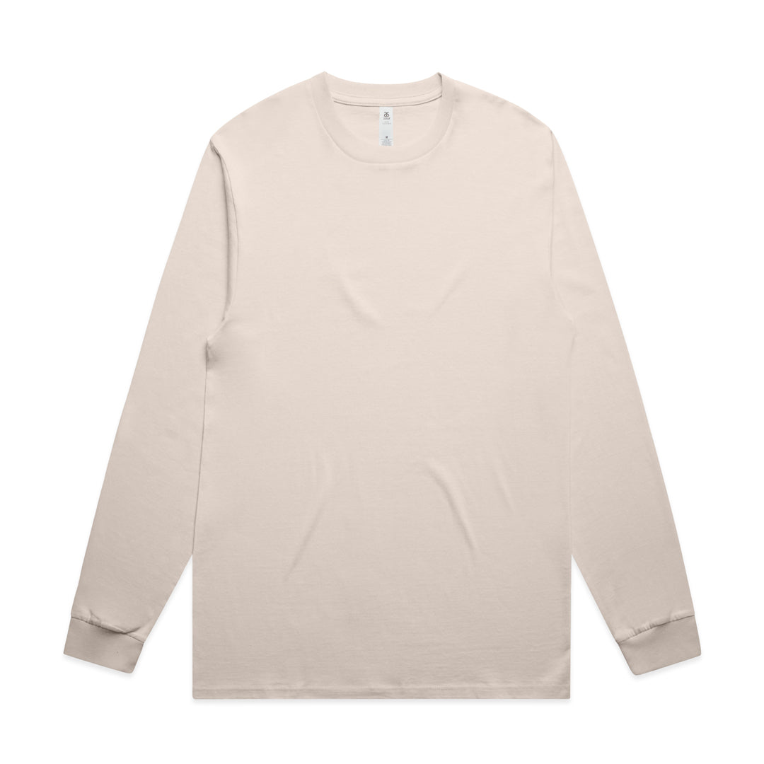 AS Colour The Block Tee | Mens | Long Sleeve Bone Shirts & Tops