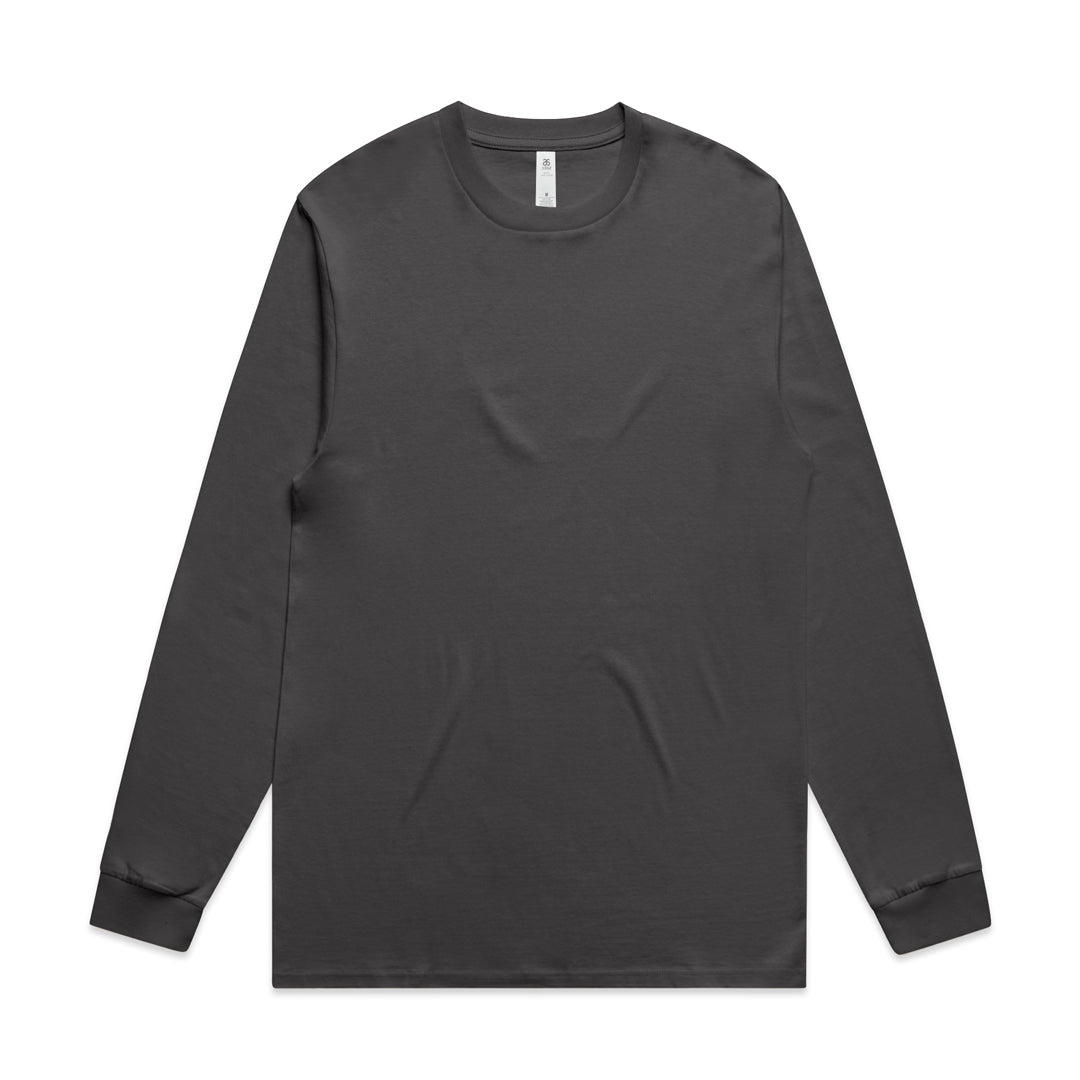 AS Colour The Block Tee | Mens | Long Sleeve Coal Shirts & Tops