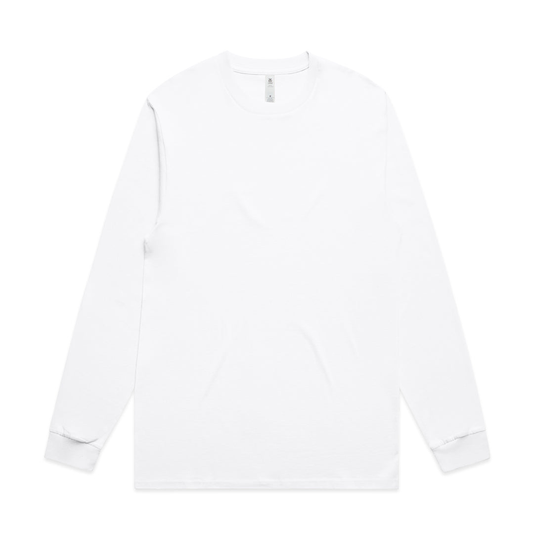 AS Colour The Block Tee | Mens | Long Sleeve White Shirts & Tops