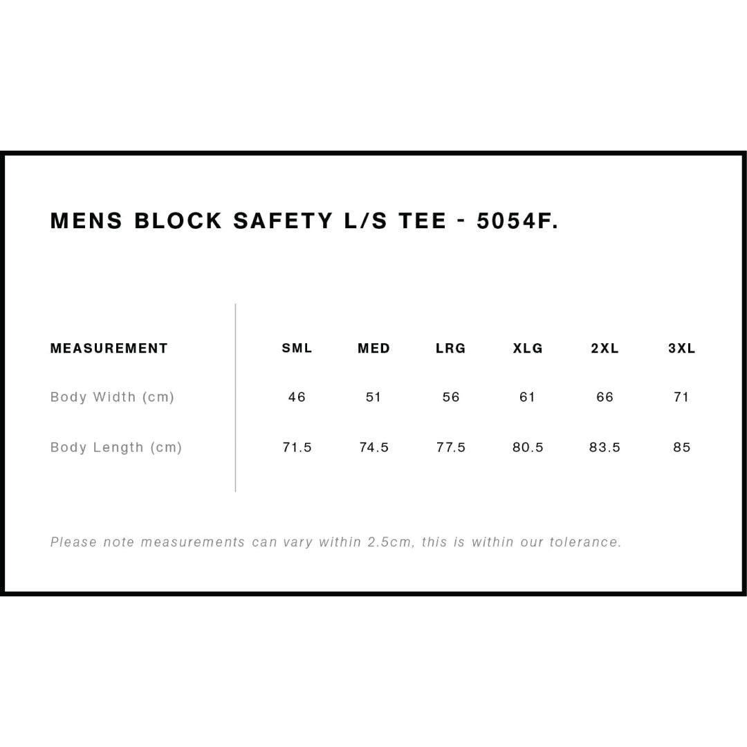 AS Colour The Block Hi Vis Tee | Mens | Long Sleeve Shirts & Tops