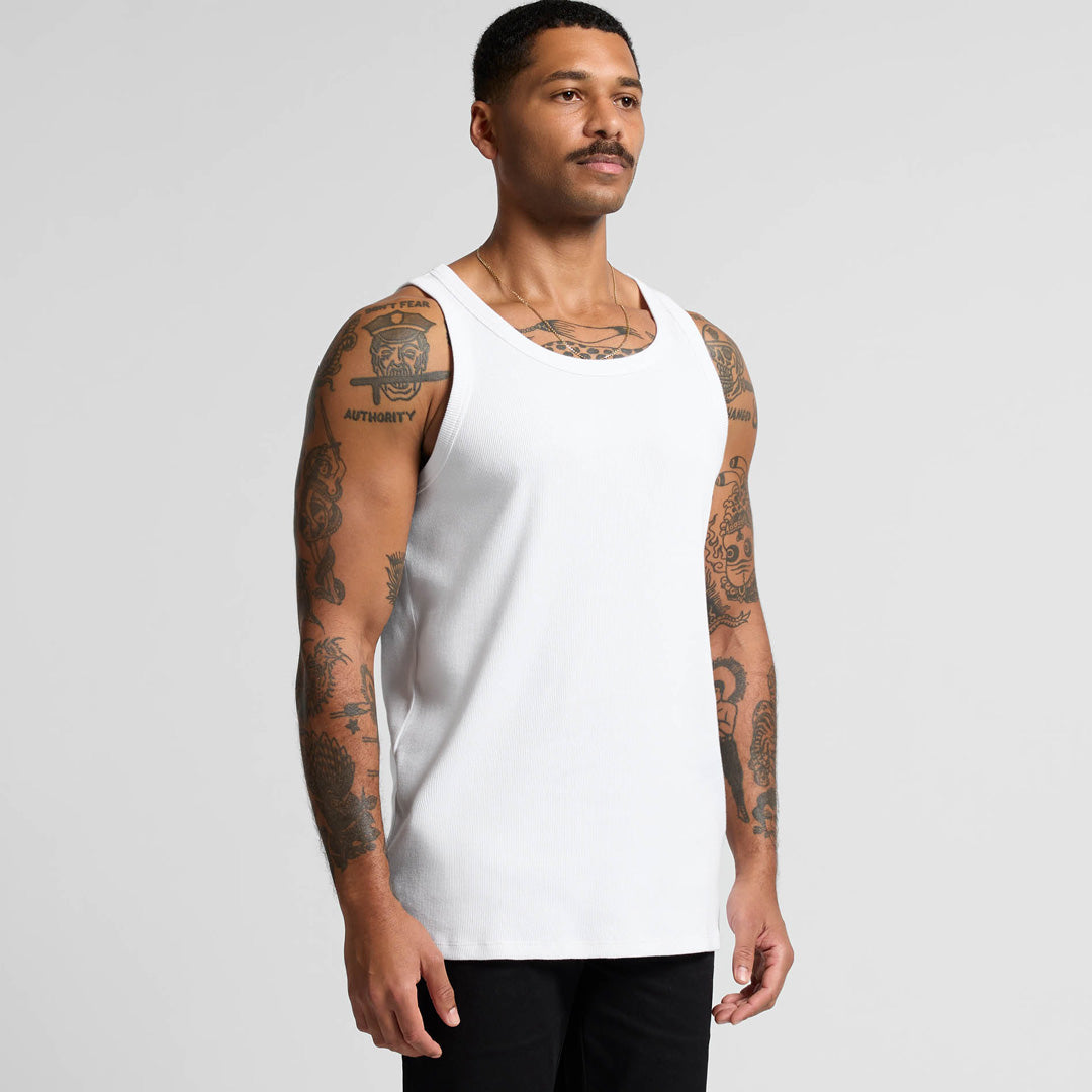 AS Colour The Organic Rib Singlet | Mens Shirts & Tops