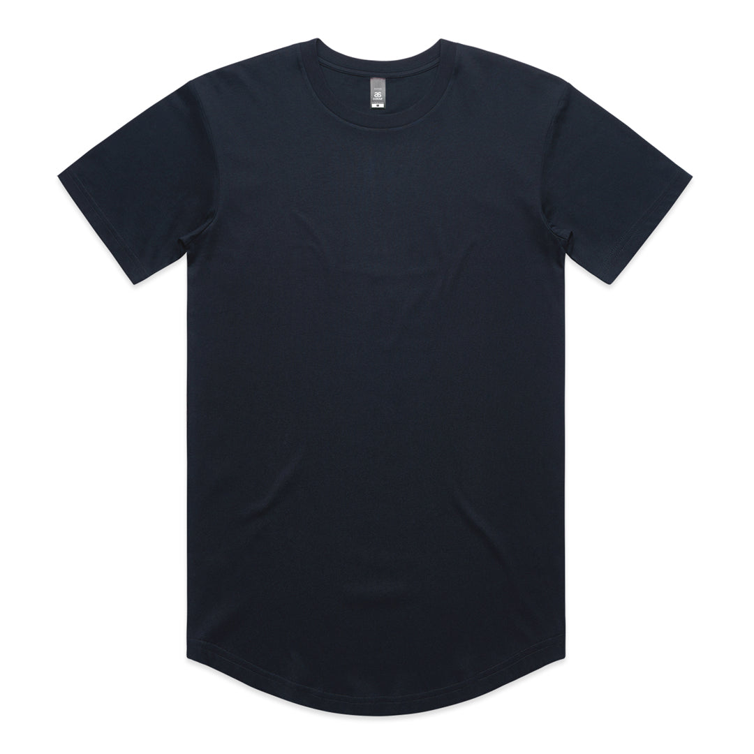 AS Colour The Staple Curve Tee | Mens | Short Sleeve Navy Shirts & Tops