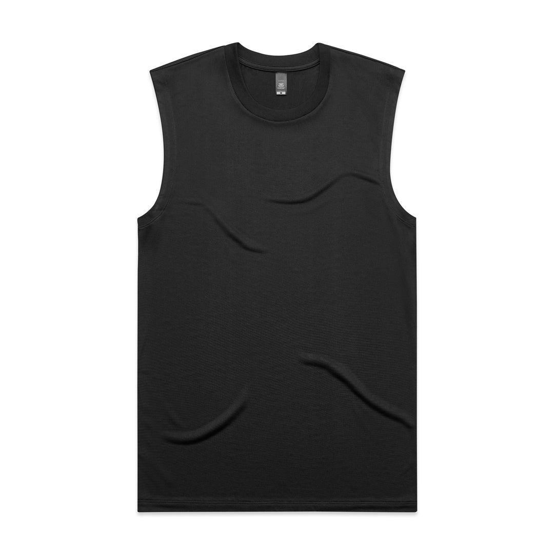 AS Colour The Staple Active Tank | Mens Black Shirts & Tops