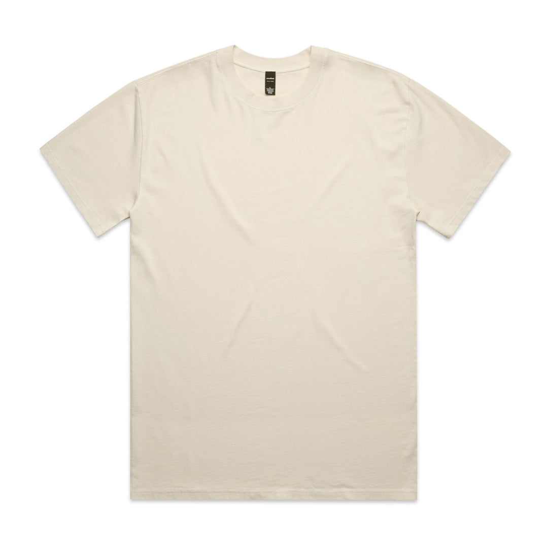 AS Colour The Heavy Faded Tee | Mens | Short Sleeve Ecru Shirts & Tops