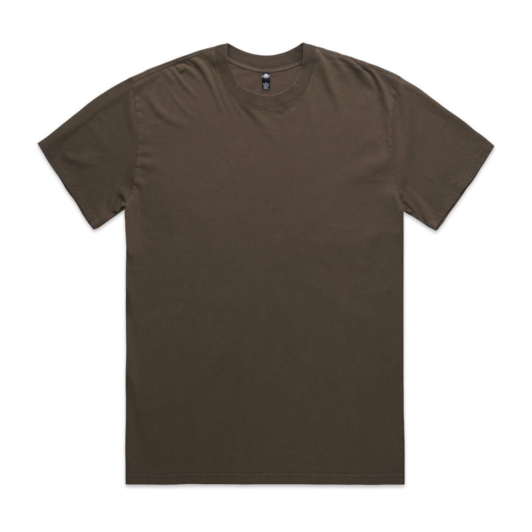 AS Colour The Heavy Faded Tee | Mens | Short Sleeve Brown Shirts & Tops