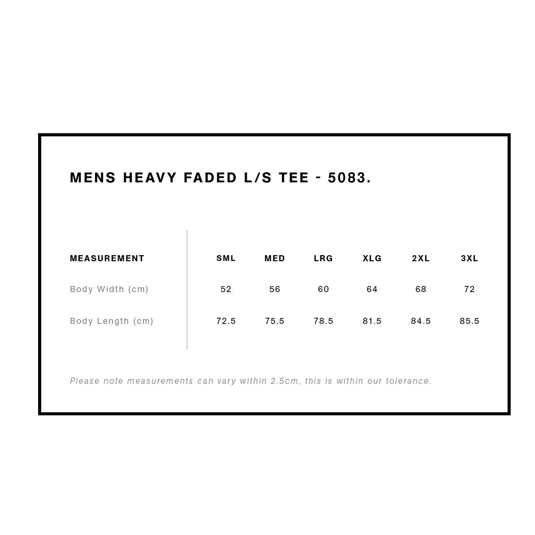 AS Colour The Heavy Faded Tee | Mens | Long Sleeve Shirts & Tops