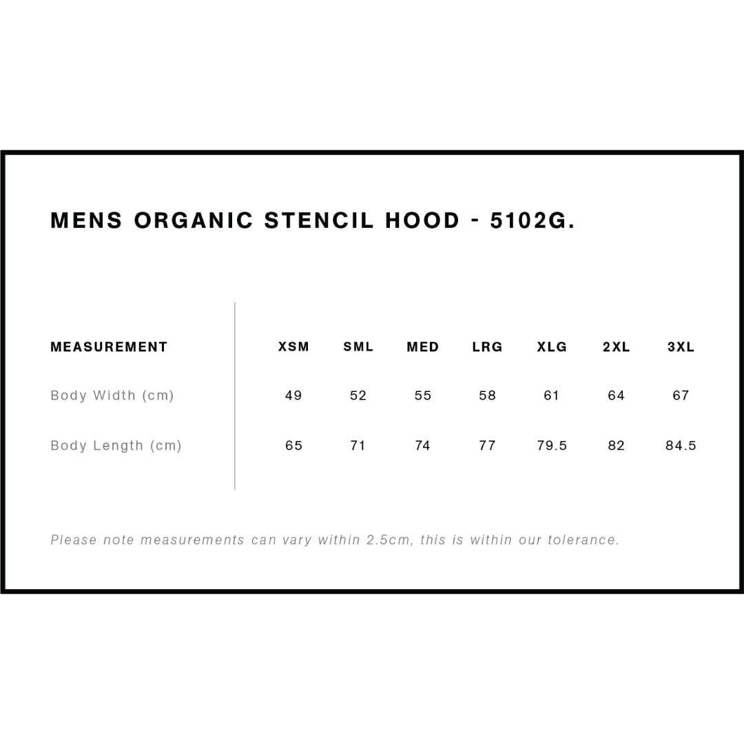 AS Colour The Organic Stencil Hood | Adults Hoodie
