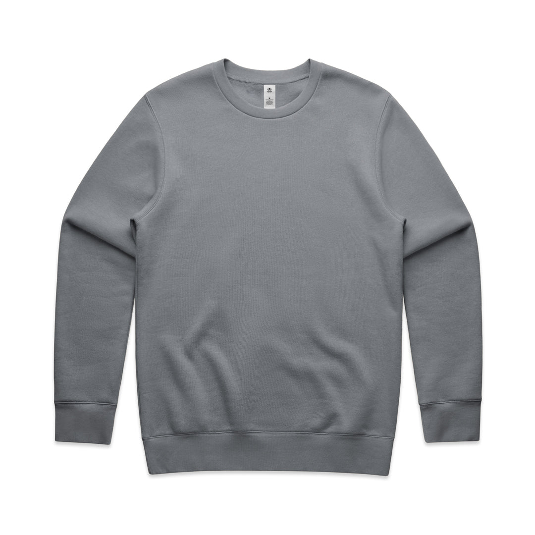 AS Colour The Stencil Crew Jumper | Adults Gravel Outerwear