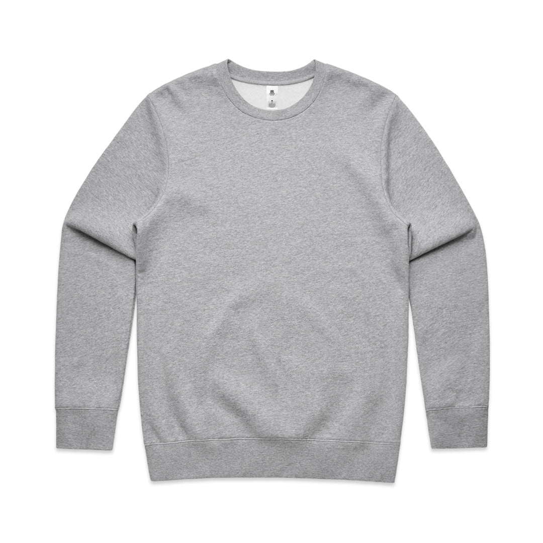AS Colour The Stencil Crew Jumper | Adults Grey Marle Outerwear