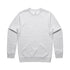 AS Colour The Stencil Crew Jumper | Adults White Marle Outerwear