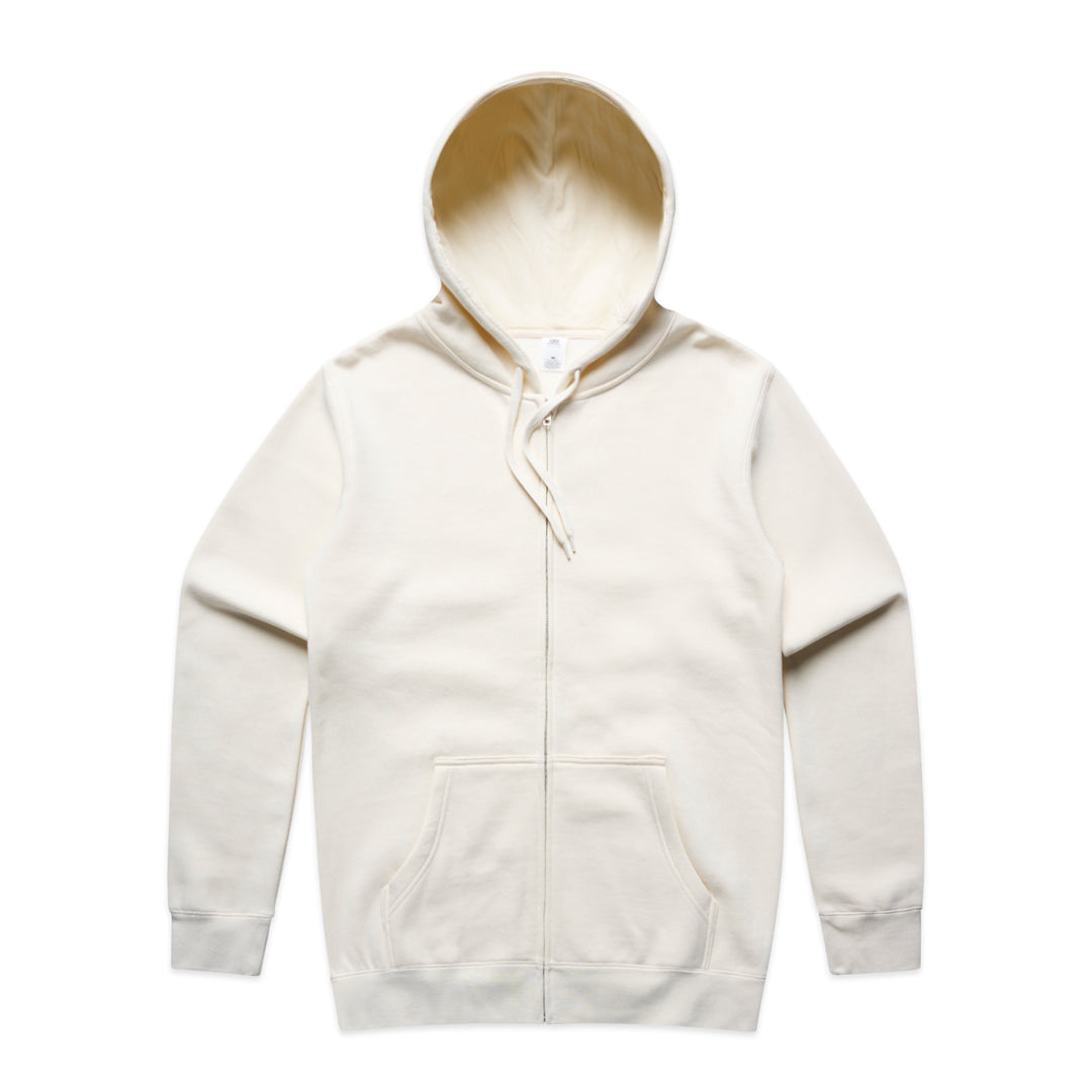 AS Colour The Stencil Zip Hoodie | Mens Ecru Hoodie