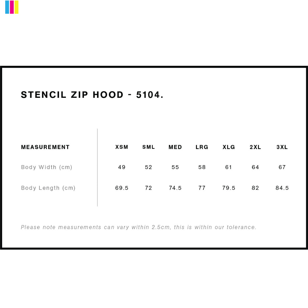 AS Colour The Stencil Zip Hoodie | Mens Hoodie