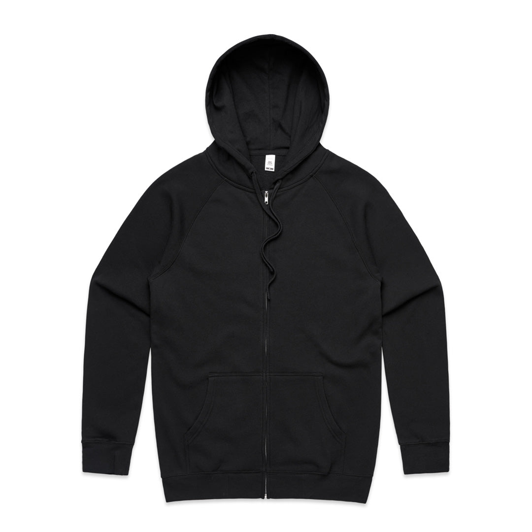AS Colour The Supply Zip Hood | Mens Black Hoodie