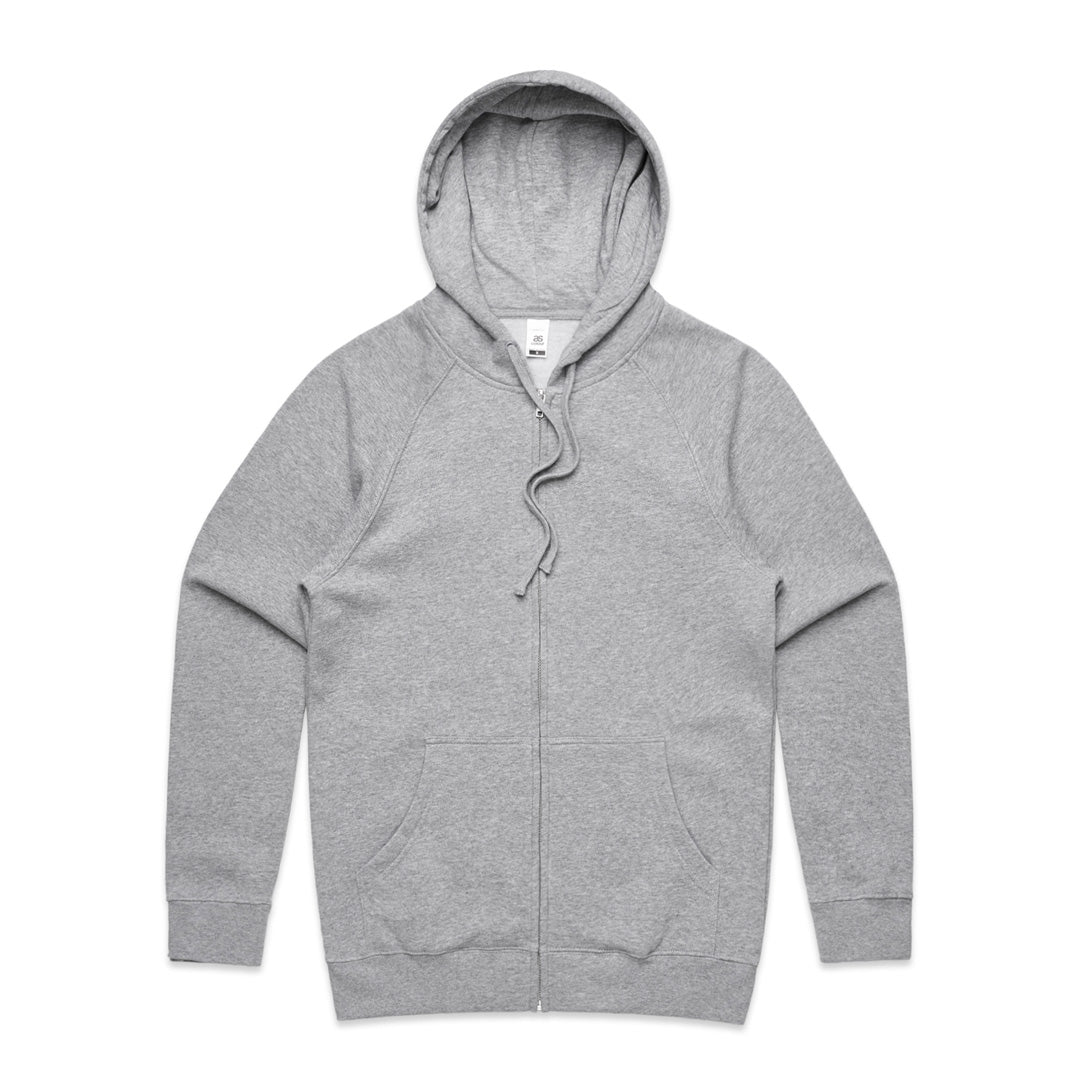 AS Colour The Supply Zip Hood | Mens Grey Marle Hoodie