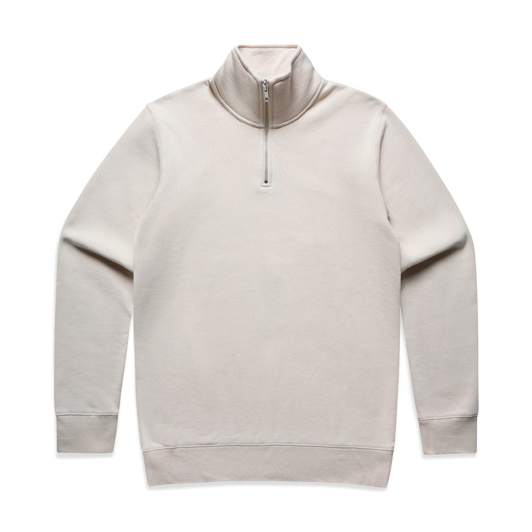 AS Colour The Half Zip Crew | Mens | Pullover Bone Outerwear