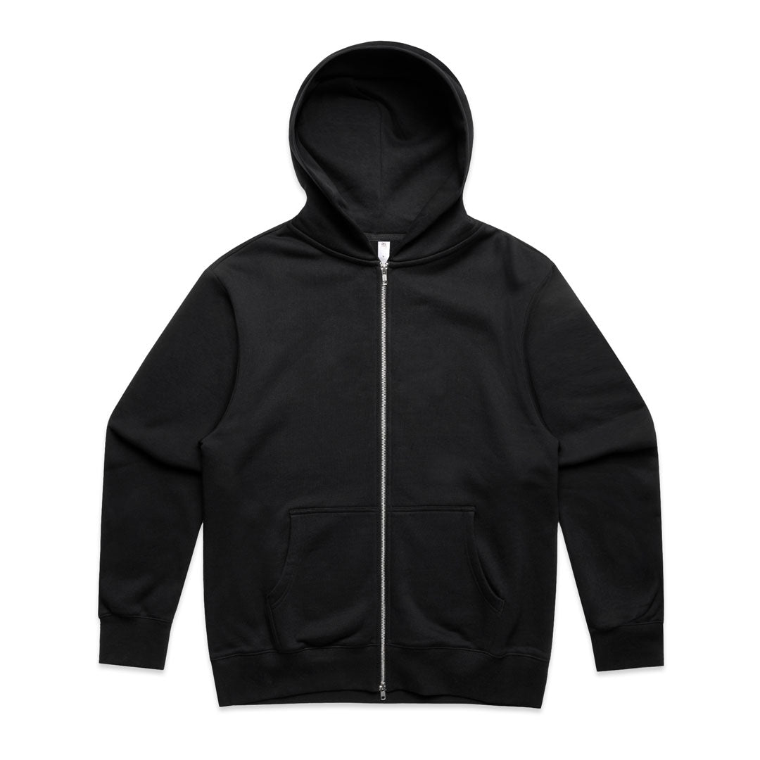 AS Colour The Heavy Zip Hood | Adults Black Hoodie