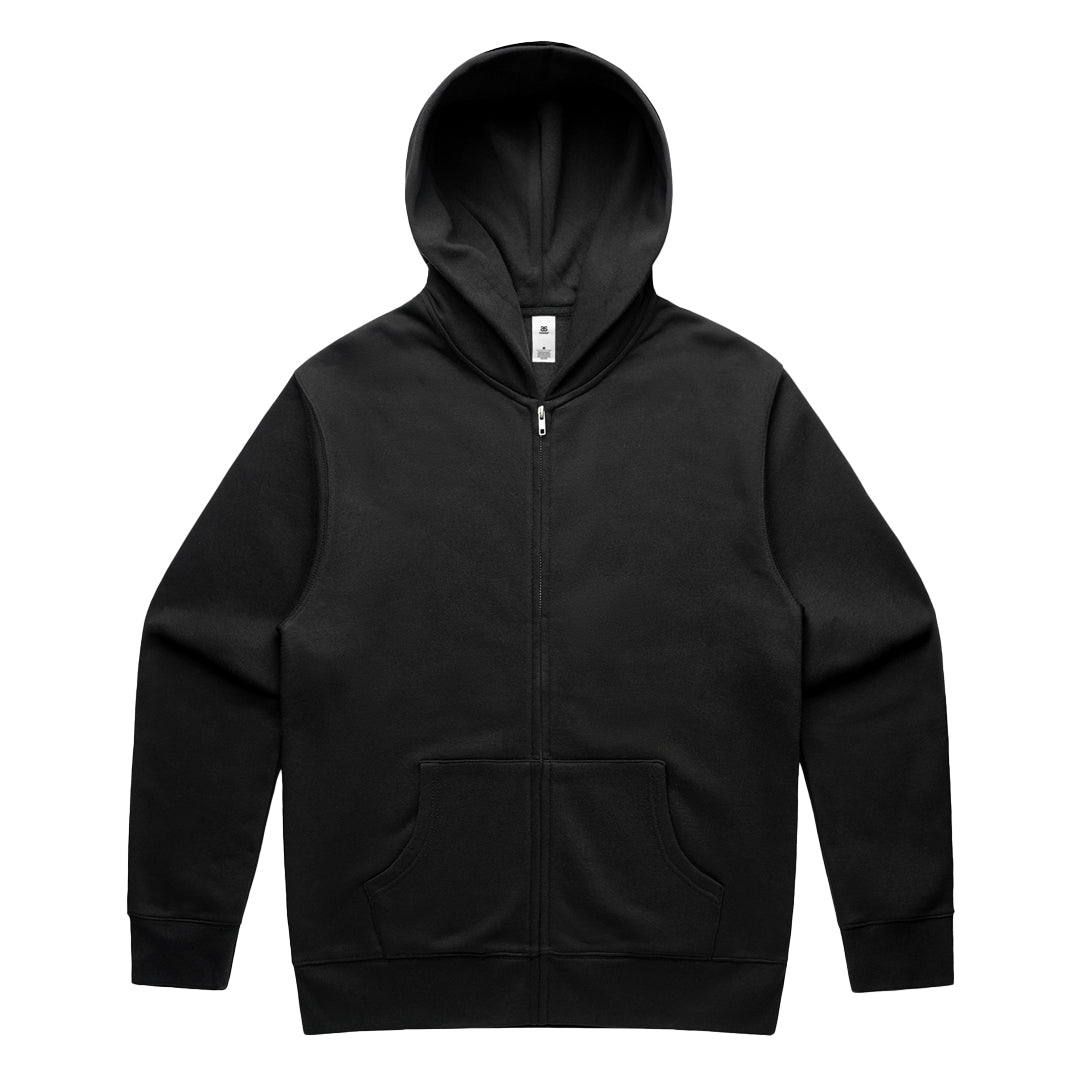 AS Colour The Relax Zip Through Hoodie | Adults Black Outerwear
