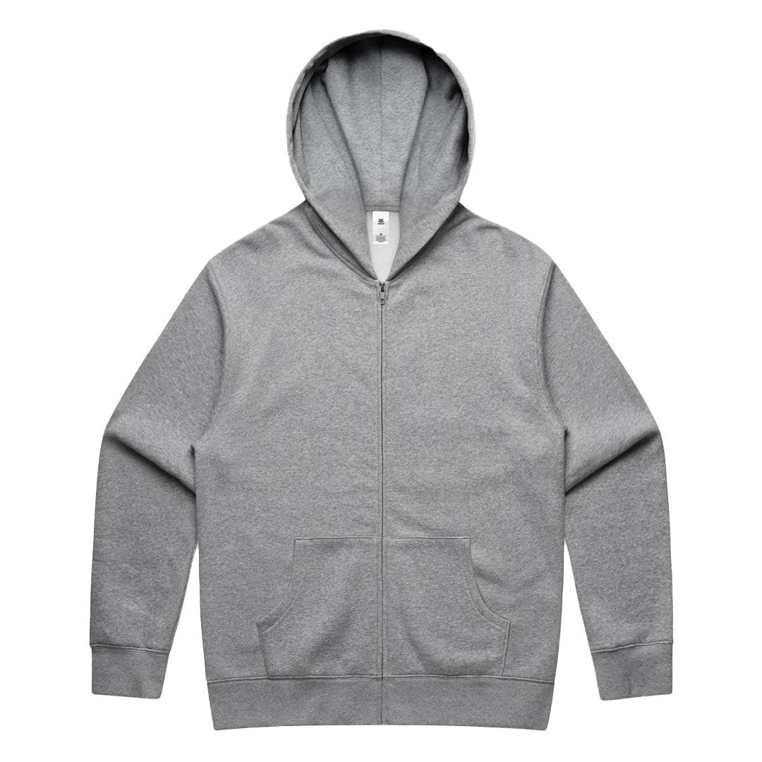 AS Colour The Relax Zip Through Hoodie | Adults Grey Marle Outerwear