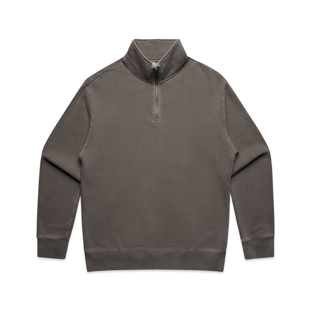 AS Colour The Relax Faded Half Zip Jumper | Adults Grey Outerwear